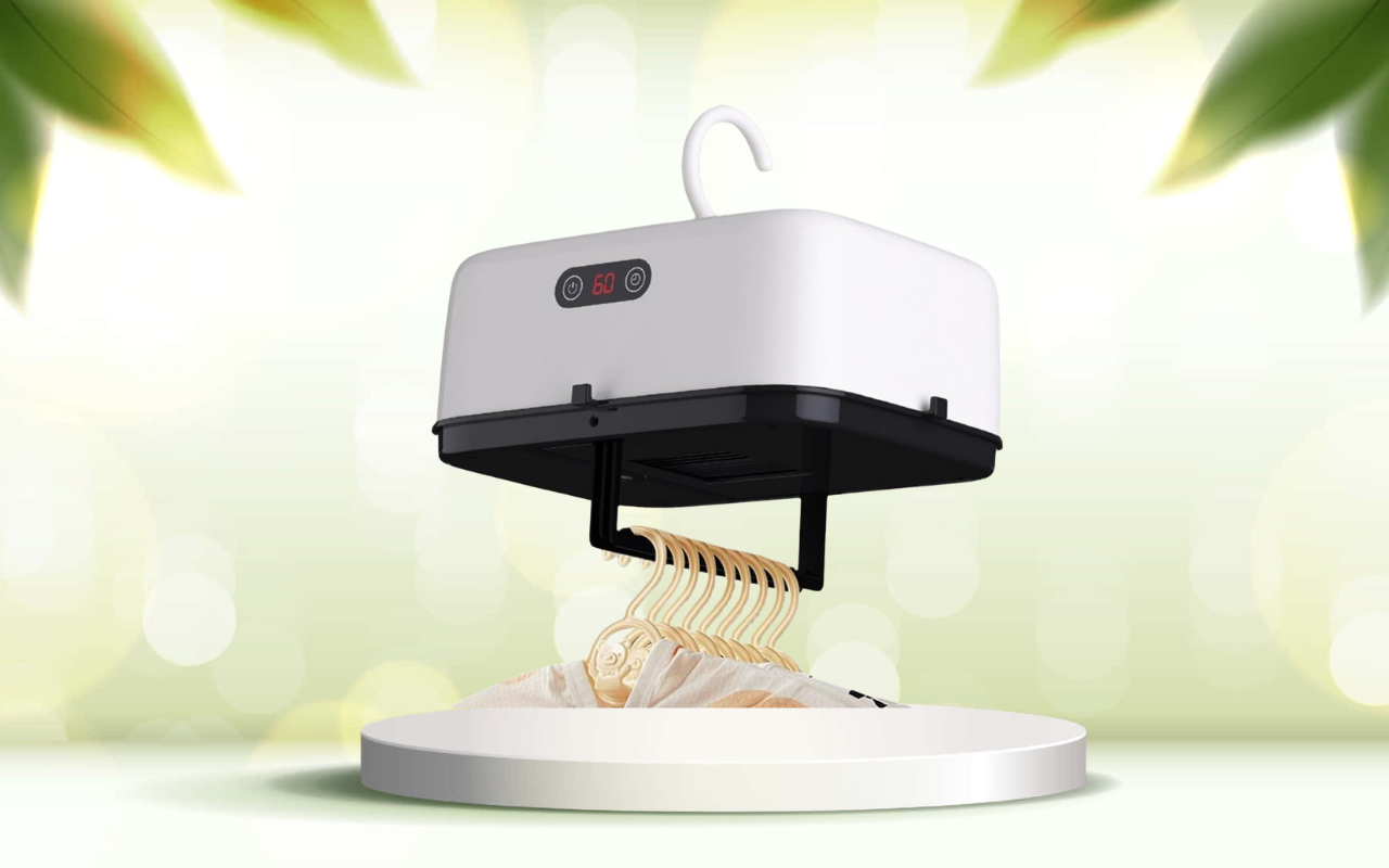 Scopri l’asciugatrice portatile salvaspazio: asciuga i tuoi capi ovunque e in fretta